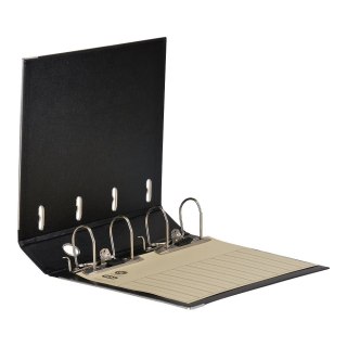 Segregator dźwigniowy podwójny mechanizm RADO A4 75mm czarny Elba (100551851)