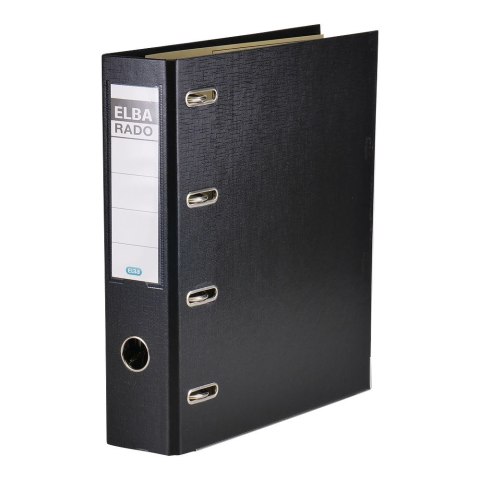 Segregator dźwigniowy podwójny mechanizm RADO A4 75mm czarny Elba (100551851)