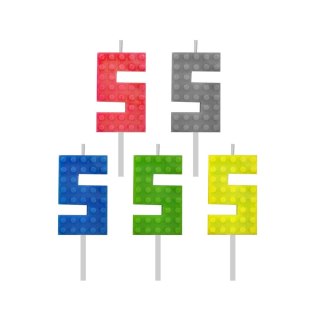 Świeczka urodzinowa klocki numer 5 Godan (7C-SUK5)