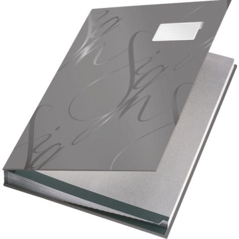 Teczka do podpisu A4 KSIĄŻKA NA DOKUMENTY DO PODPISU szara 18k. papier Leitz (57450085)