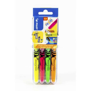 Zakreślacz Frixion LIGHT 4 szt wkład mix 4,0mm Pilot