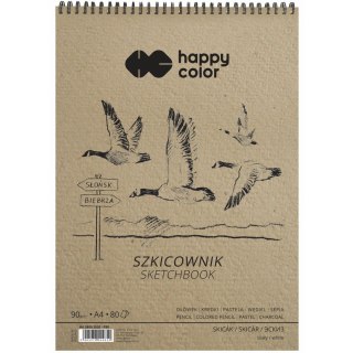 Blok artystyczny Happy Color szkicownik A4 90g 80k Gdd (HA 3809 2030-P80)