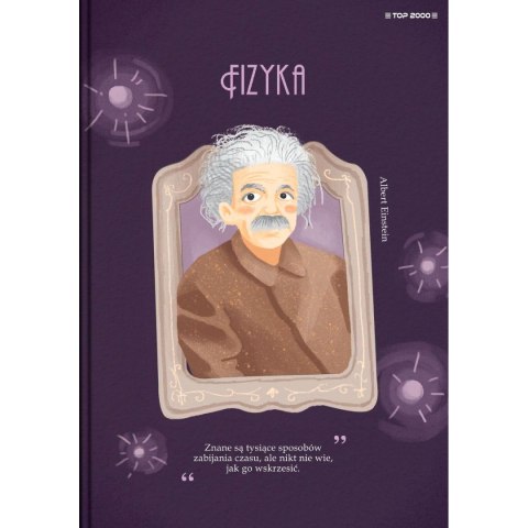 Brulion A5 tematyczny fizyka 80k. 70g krata Top 2000 (400168955)
