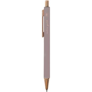 Długopis żelowy Satin Gold 0,7mm wkład niebieski 1,0mm Interdruk (5902277346452)