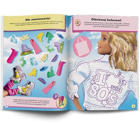Książeczka edukacyjna Barbie™. Zabawa modą! Ameet (fla 1101)