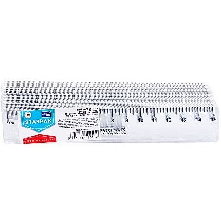 Linijka plastik 15cm Starpak (447742)