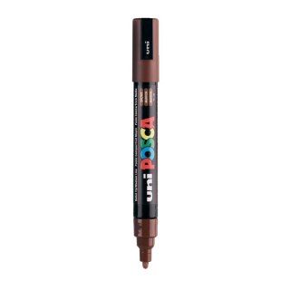 Marker specjalistyczny Posca wkład brązowy 1,8-2,5mm okrągła końcówka Uni (PC-5M)