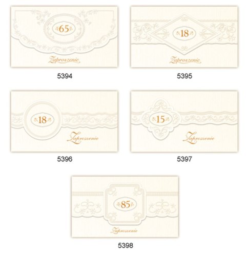 Zaproszenie Duże Cyfra Merigraf (5902221802843)