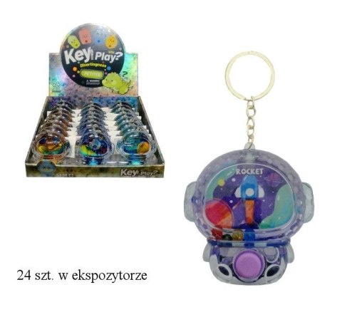 Gra zręcznościowa wodna, brelok kosmonauta Swede (G7626)
