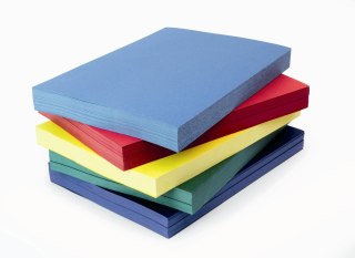 Karton do bindowania A4 Delta skóropodobny żółty 250g Argo (407071)