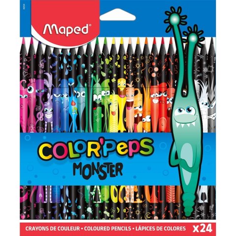 Kredki świecowe Colorpeps 24 kol. Maped (862624)