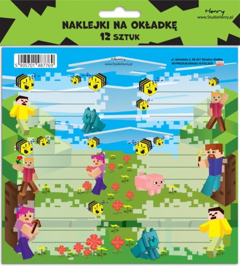 Naklejka na zeszyt 2 Gra 2 Henry (5905701487769)