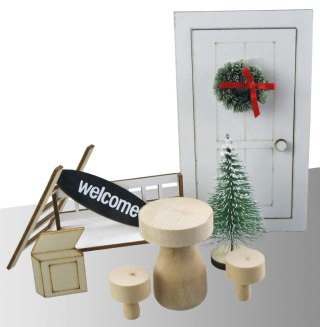 Ozdoba świąteczna Craft-Fun Series wejście dla Elfów Titanum (25BJ033152)