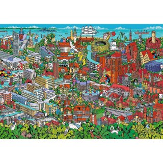 Puzzle Disney 1000 Jubileusz-Trójmiasto 1000 el. Trefl (10924)