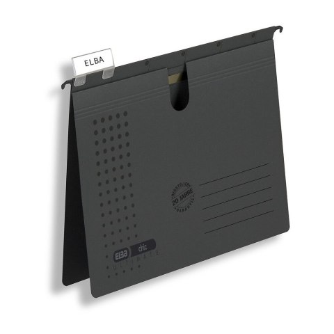 Skoroszyt A4 Chic Ultimate grafitowy karton Elba (100552090)