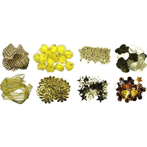 Zestaw dekoracyjny Craft-Fun Series zestaw do dekoracji złoty Titanum (182206-1)