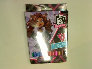 Flamaster MONSTER HIGH MATTEL 12 kol. St.Right