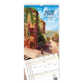 Kalendarz ścienny planer miesięczny 290x419mm 12-planszowe 2025 Michalczyk i Prokop (T-109-01)