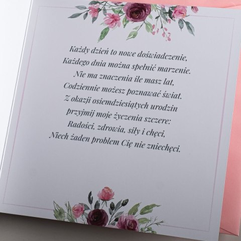 Kartka składana C6 urodzinowy Art Nuvo (5902973359565)