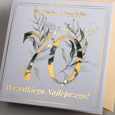 Kartka składana C6 urodzinowy Art Nuvo (5902973359565)