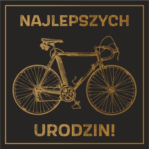 Kartka składana C6 urodzinowy Art Nuvo (5902973359565)