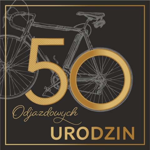 Kartka składana C6 urodzinowy Art Nuvo (5902973359565)