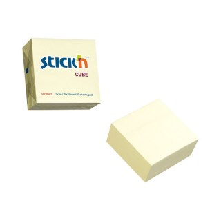 Notes samoprzylepny (karteczki) żółta 400k [mm:] 76x76 Stick'n (21072)