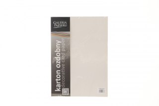 Papier ozdobny (wizytówkowy) A4 lratka kremowy kremowy 220g Galeria Papieru (201632)