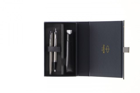 Zestaw ekskluzywny IM długopis + pióro CT STEEL Parker (2214458)