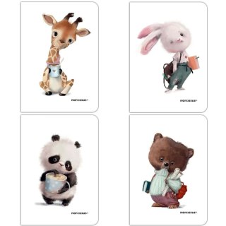 Zeszyt A4 cute PP 60k. 80g krata Narcissus