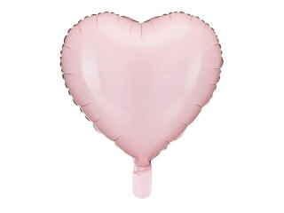 Balon foliowy Serce, jasny różowy 18cal Partydeco (FB9P-081J)