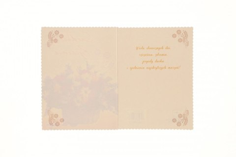 Kartka składana B6 serdeczne zyczenia Agamis