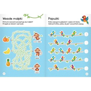 Książka dla dzieci Łamigłówki przedszkolaka z tygryskiem od 5 lat Aksjomat