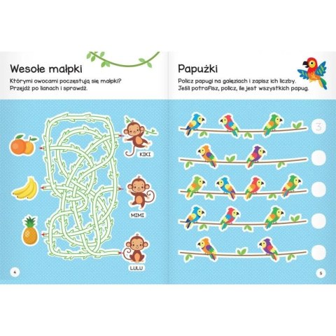 Książka dla dzieci Łamigłówki przedszkolaka z tygryskiem od 5 lat Aksjomat