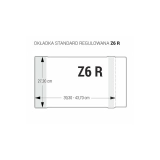 Okładka Z6R [mm:] 272x393-437 Biurfol (OZB-40)