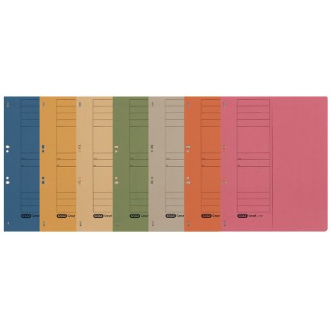 Skoroszyt 1/2 A4 czerwony karton 250g Elba (100551882)