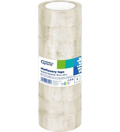 Taśma biurowa 18x30 [mm x m] Grand (130-1936)