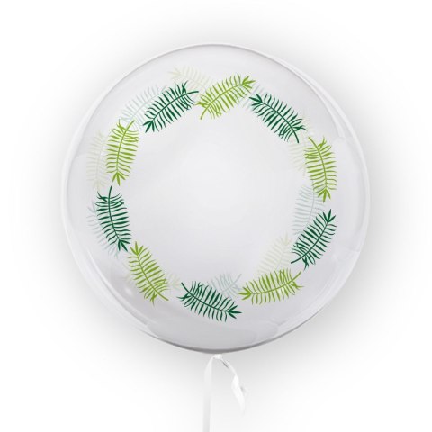 Balon foliowy transparentny liście 2 Tuban (TB3632)