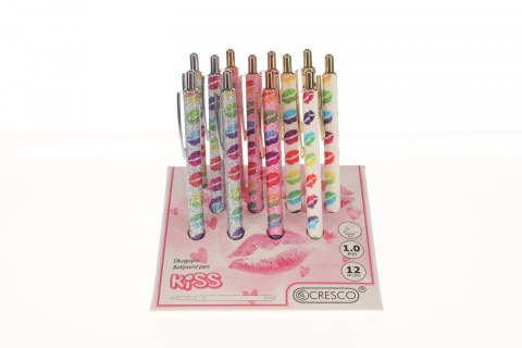 Długopis Zenith 4 KISS wkład niebieski 1mm Cresco (750065)