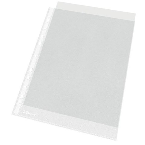 Koszulki na dokumenty groszkowe A4 kolor: przezroczysty typu U 35 mic. Esselte (16690)
