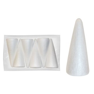 Ozdoba styropianowa Craft-Fun Series stożki 200mm Titanum (282945)