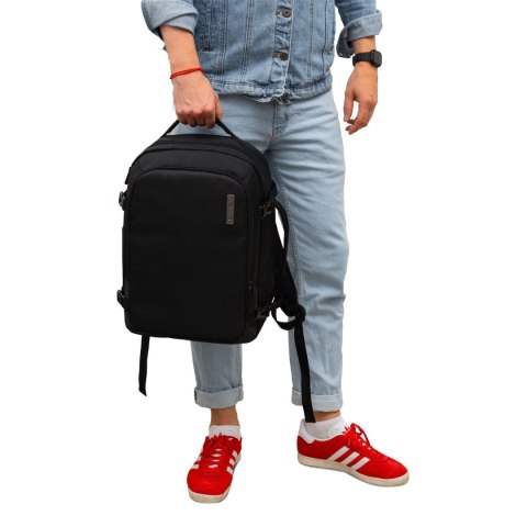 Plecak 2w1 Business&Travel ABAG black Astra (502025052)