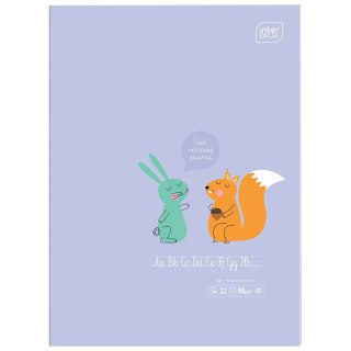 Zeszyt A4 B&B Kids Pastel 31k. 90g trzy linie Interdruk (ZEA432K=)