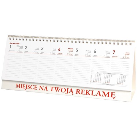 Kalendarz biurkowy STOJĄCY 296mm x 120mm Wydawnictwo Wokół Nas (KB 039 B)