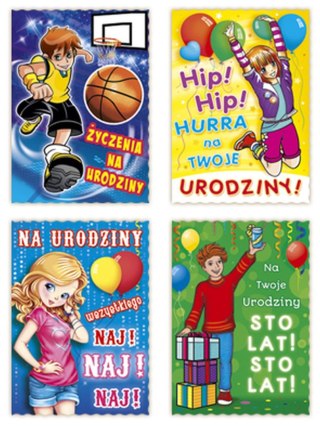 Kartka składana B6 dziecięca (5902221801273)