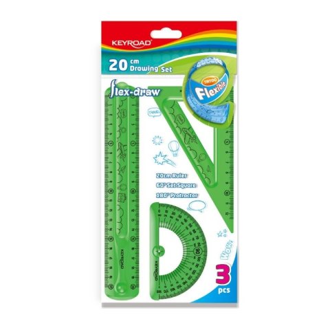 Komplet geometryczny elastyczny 3 el. Keyroad (KR971698)