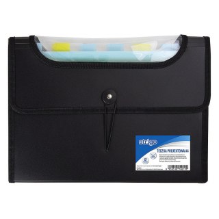 Koszulki na dokumenty A4 kolor: czarna Strigo (SF038)