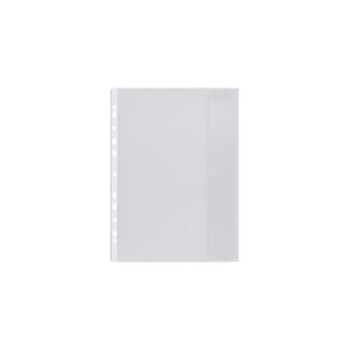 Ofertówka z klapką A4 kolor: przezroczysty z boczną klapką 90 mic. Biurfol (OF-52)