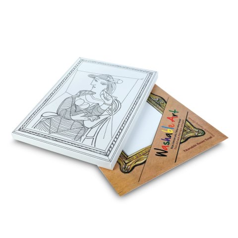 Podkład na biurko FUNNY MAT WHITE PICASSO kobieta na foteli sfu0001 biały polipropylen PP [mm:] 250x350 Strigo (8681379300018)