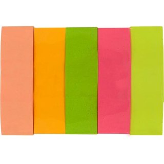 Zakładka indeksująca papierowa 15x50mm 5 kolorów fluo